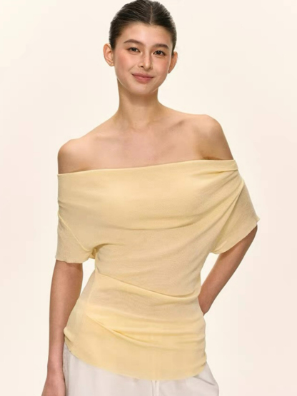 Dawn One Shoulder Knit Top