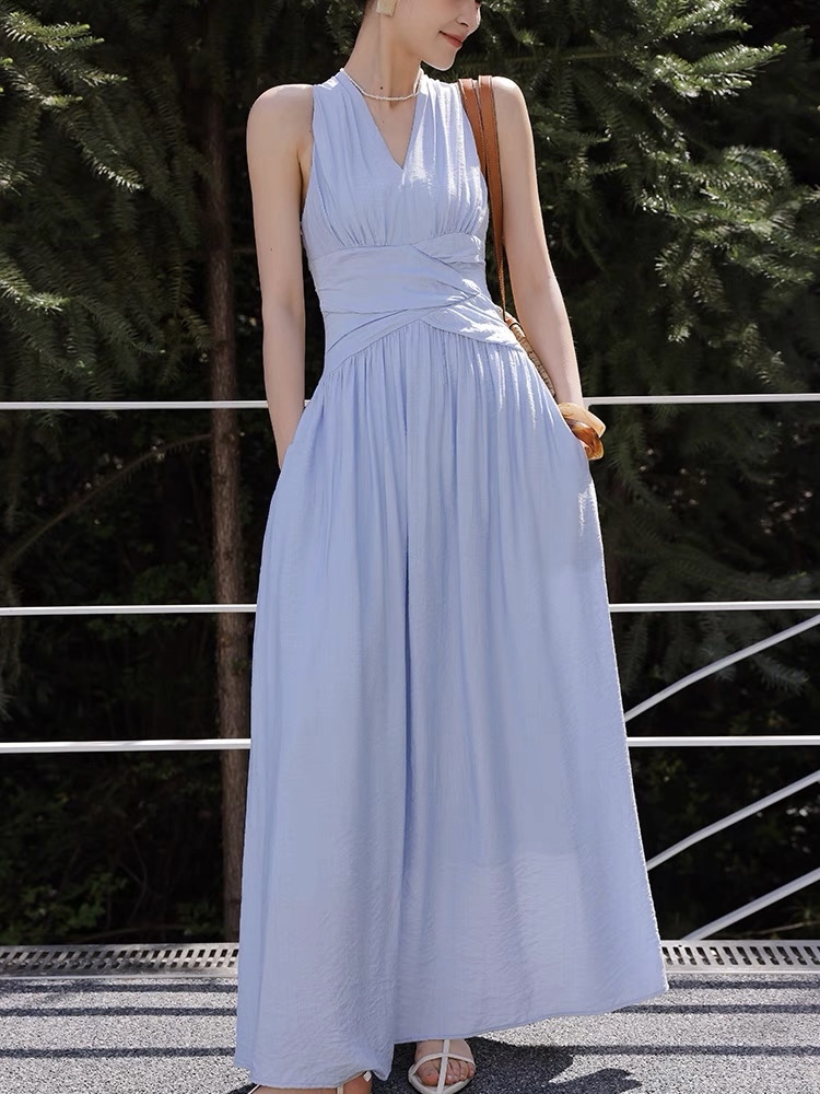 Xenna Halter Neck Maxi Dress