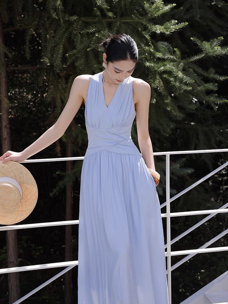 Xenna Halter Neck Maxi Dress