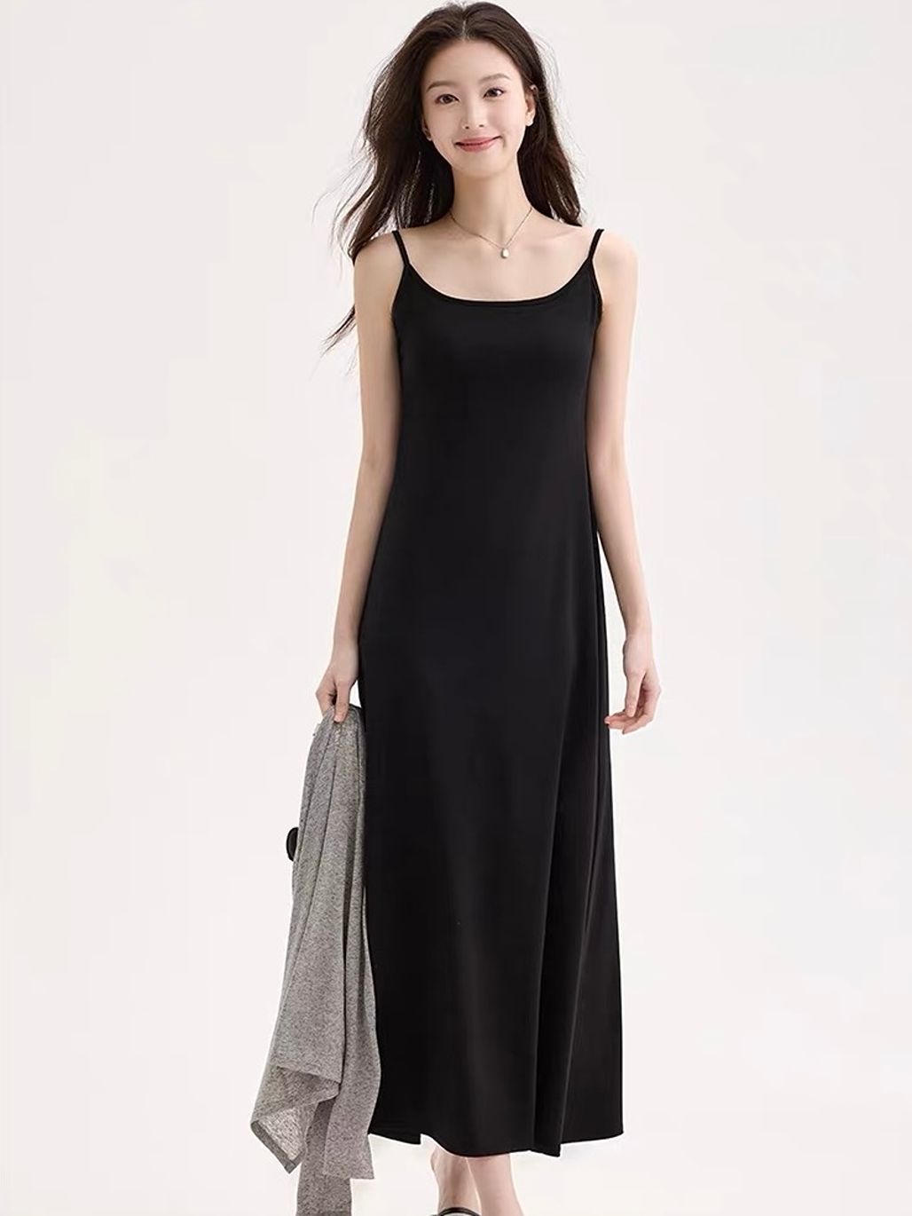 Ellise Stripe Padded Cami Dress