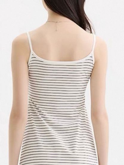Ellise Stripe Padded Cami Dress