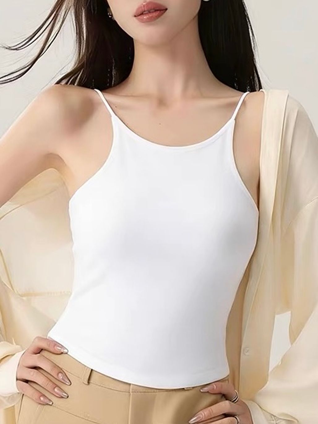 Elowyn Sculpt Padded Top