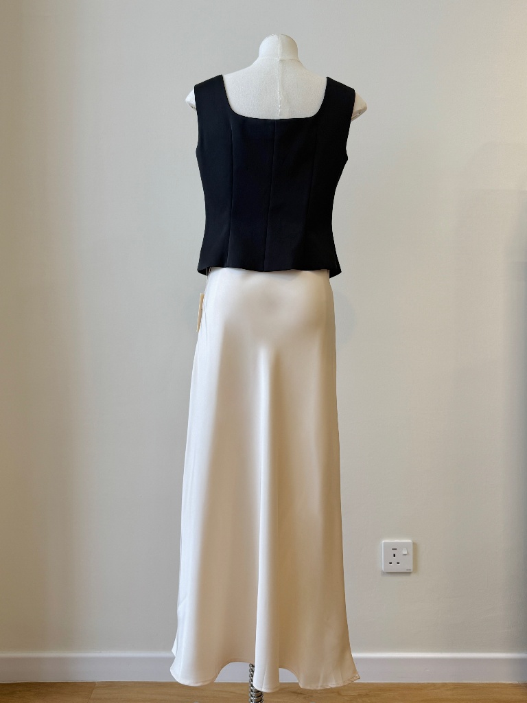 Lean Button Down Delicate Top (Discounted-S size)