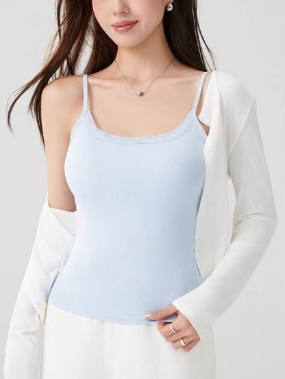 Emmy Lacey Trim Padded Cami Top