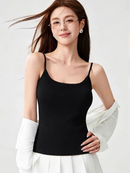 Emmy Lacey Trim Padded Cami Top