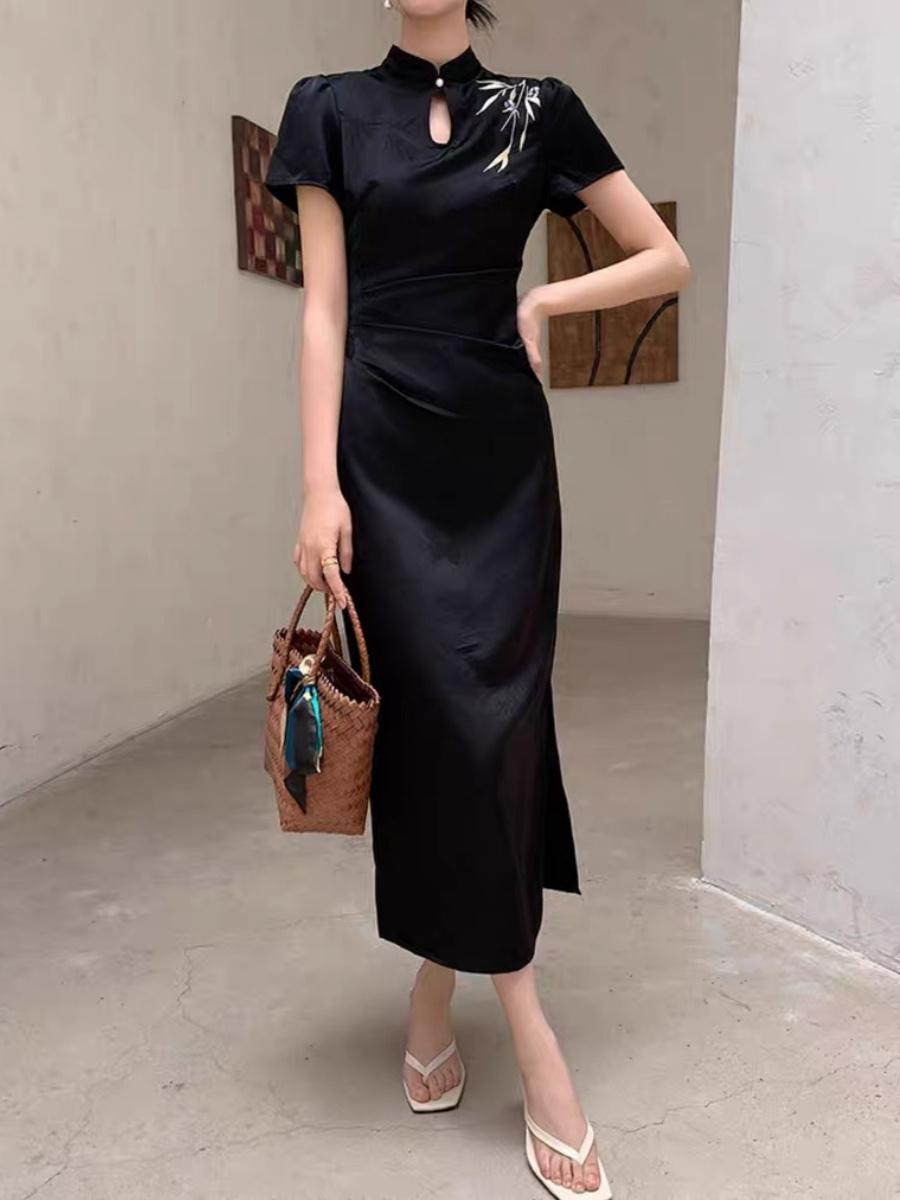 Yu An Short Sleeve Cheongsam