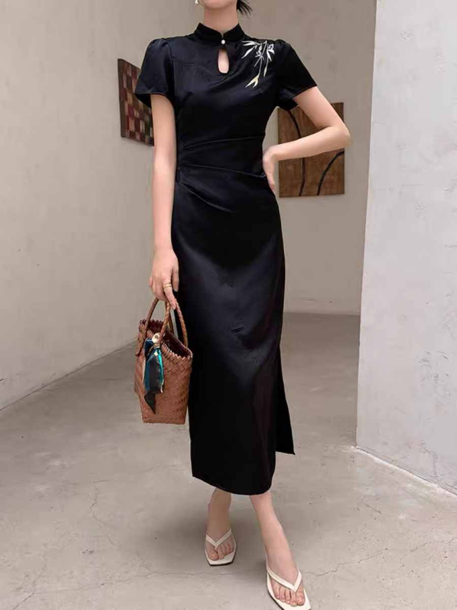 Yu An Short Sleeve Cheongsam