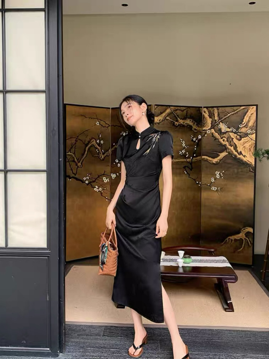 Yu An Short Sleeve Cheongsam