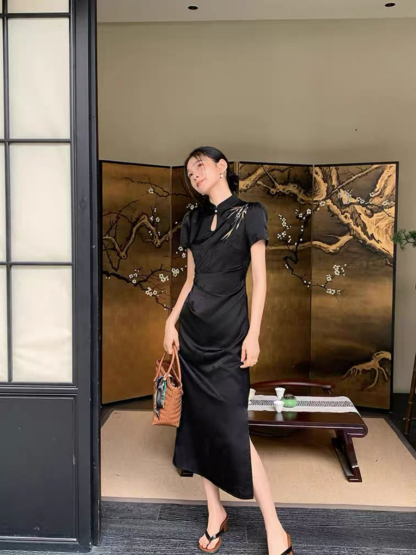 Yu An Short Sleeve Cheongsam