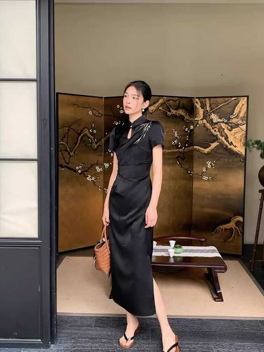 Yu An Short Sleeve Cheongsam