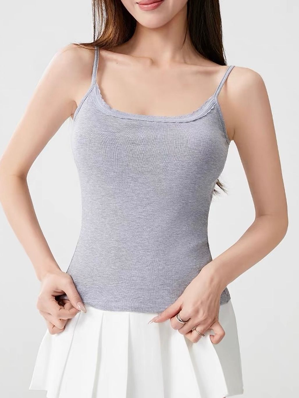 Emmy Lacey Trim Padded Cami Top