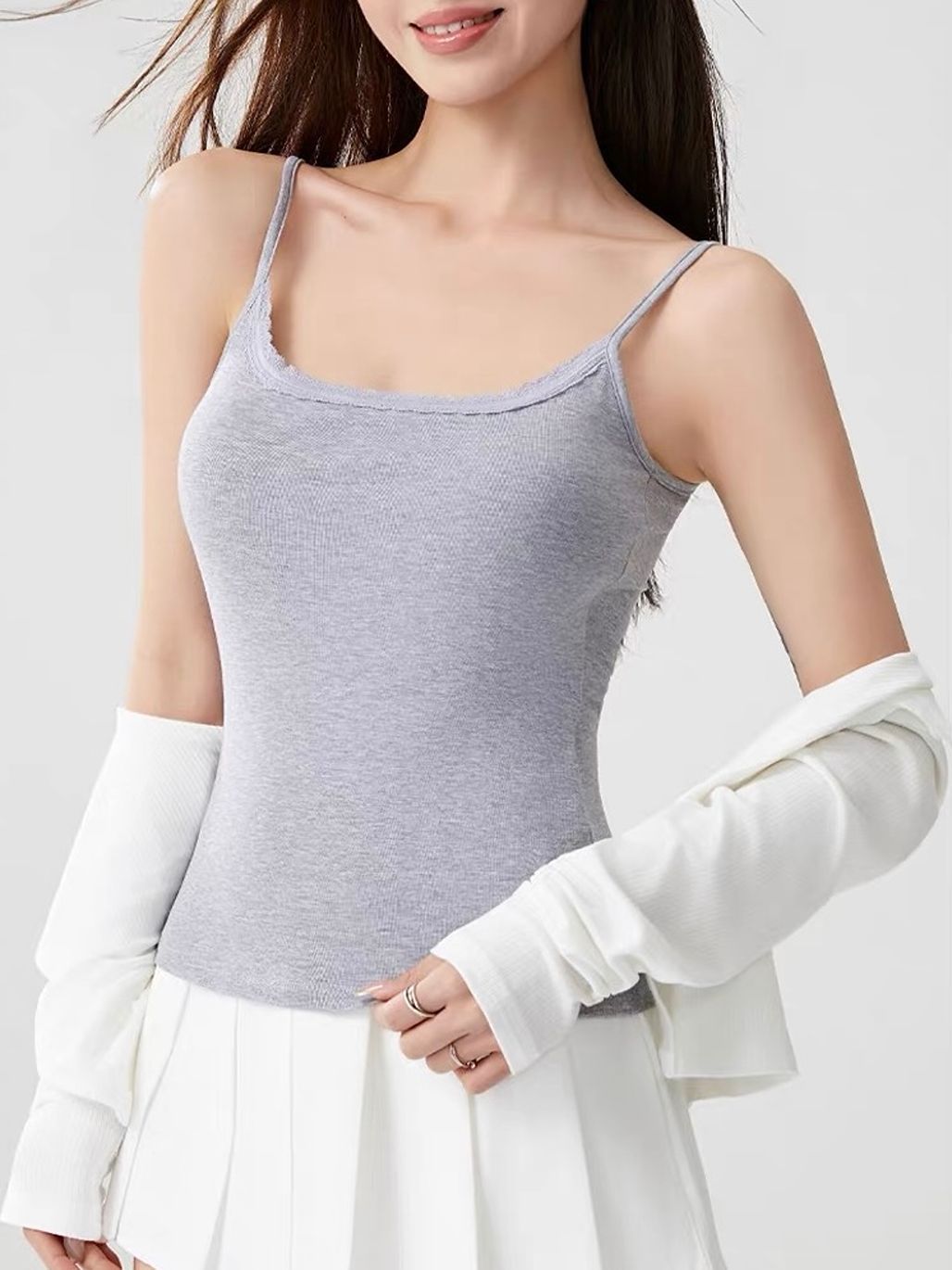 Emmy Lacey Trim Padded Cami Top