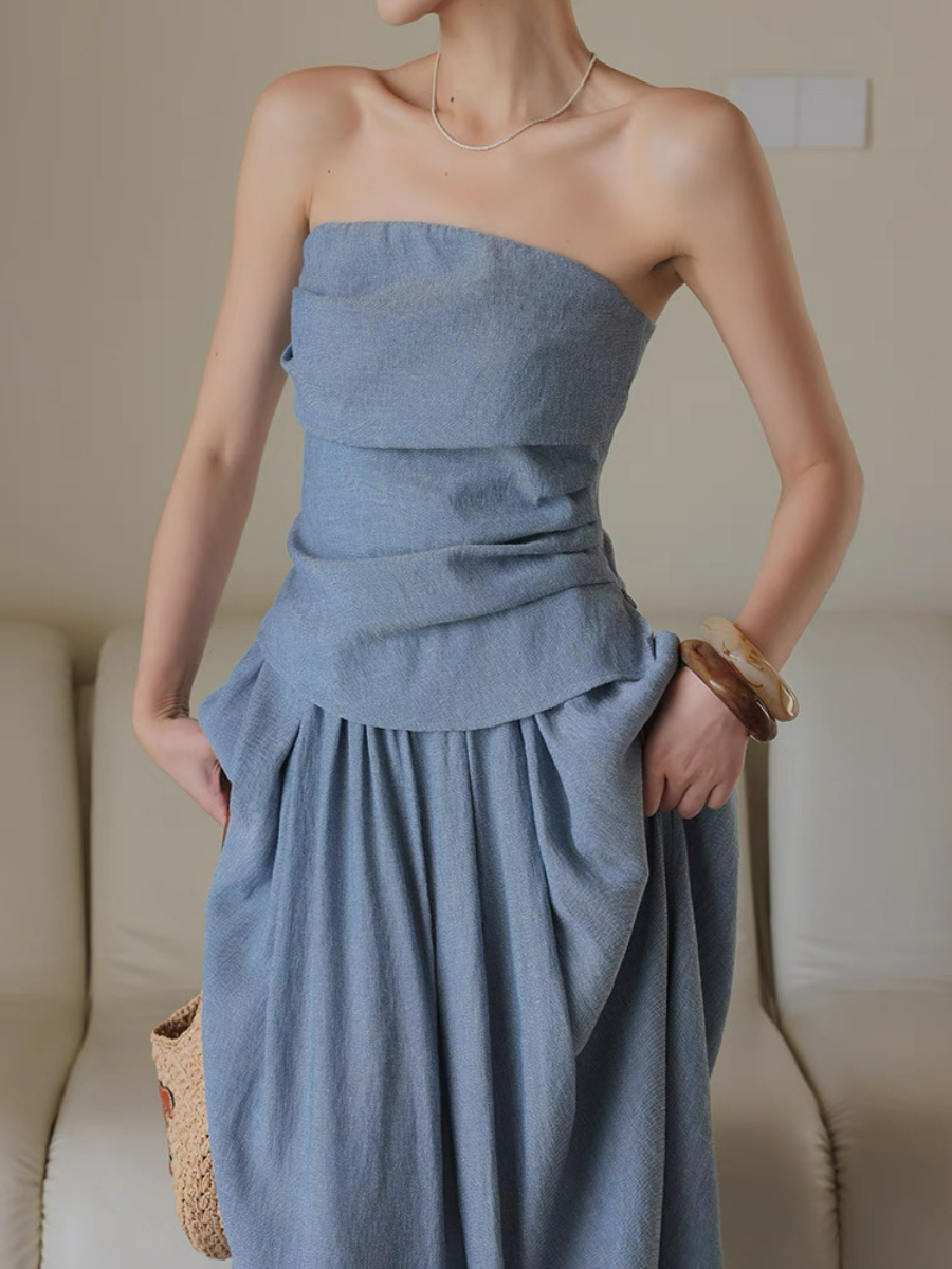 Margot Tube Top & Culottoes & Skirt