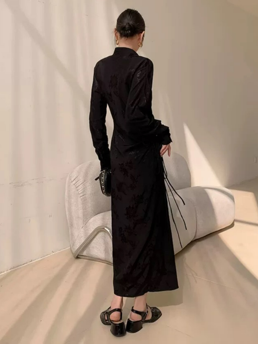 Yu Bi Oriental Wrap Dress