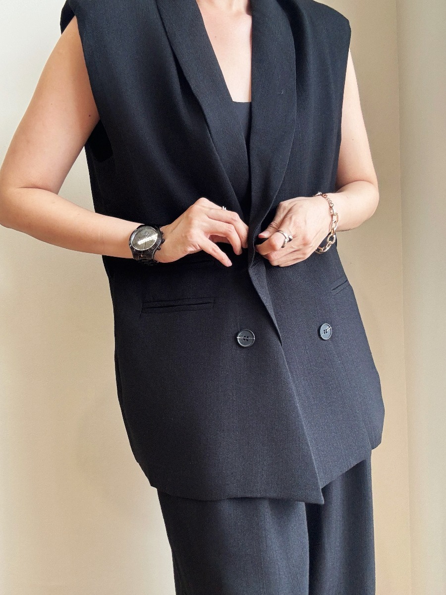 Lekany Padded Shoulder Vest & Pants Set