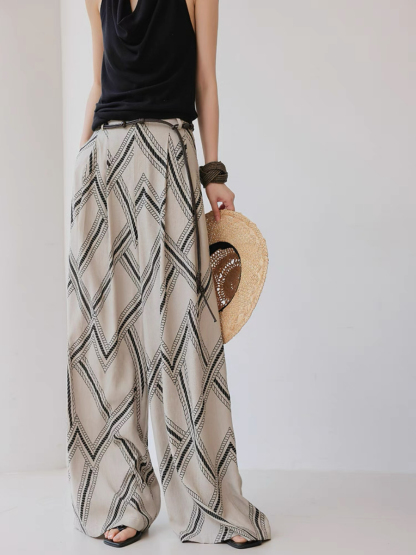 Michelle Grid Culottes