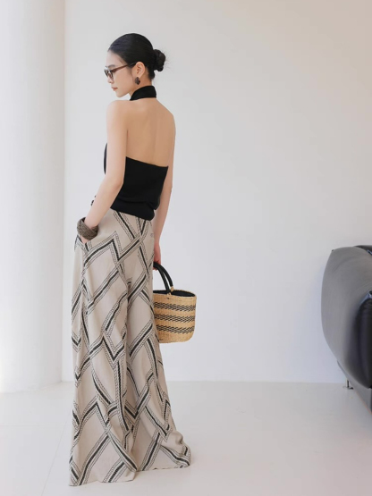 Michelle Grid Culottes