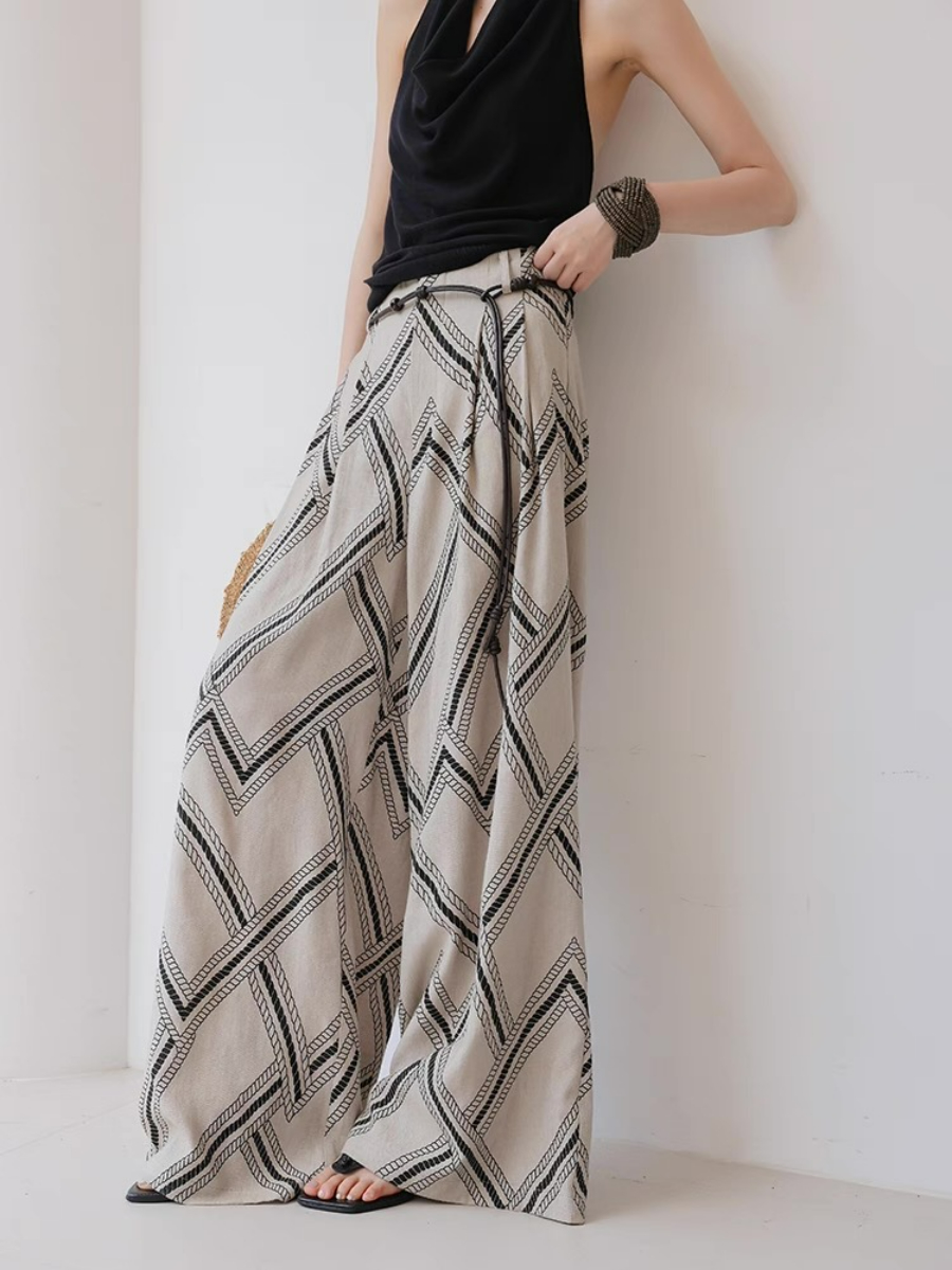 Michelle Grid Culottes