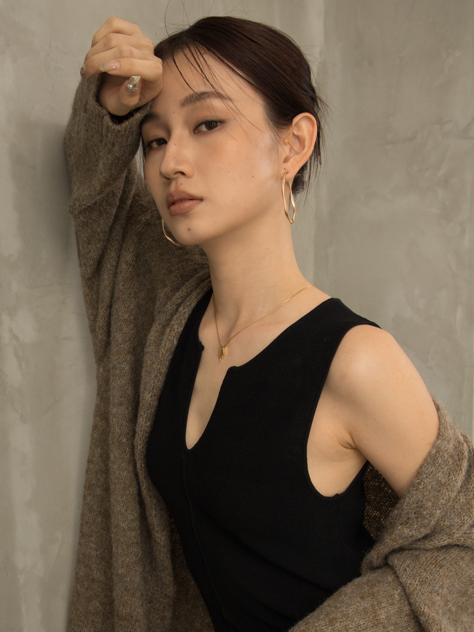 Gaspard V-Neck Maxi Dress (Discounted-Free Size)-The Black Bow-