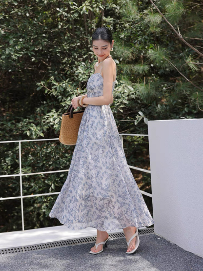 Myrtia Bustier Floral Cami Dress
