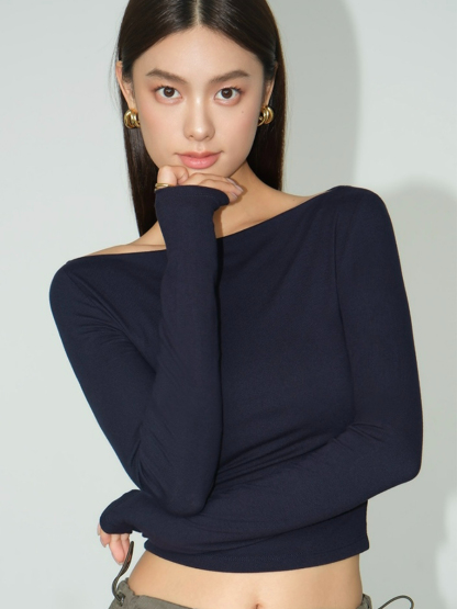 Brennda One Shoulder Top-The Black Bow-