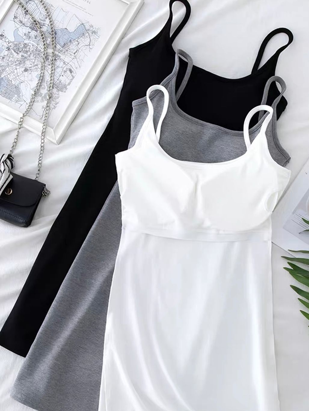 Evren Basic Padded Cami Dress