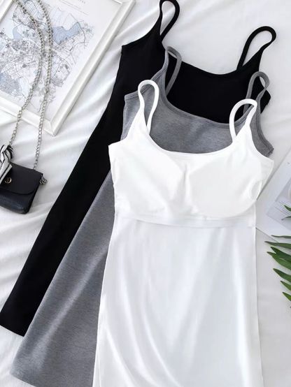 Evren Basic Padded Cami Dress