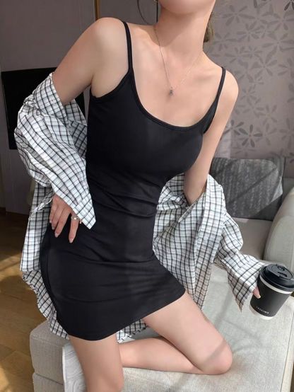 Evren Basic Padded Cami Dress