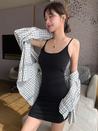 Evren Basic Padded Cami Dress