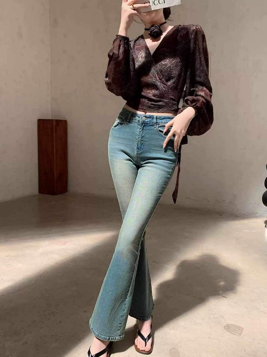 Yu Da Floral Wrap Top