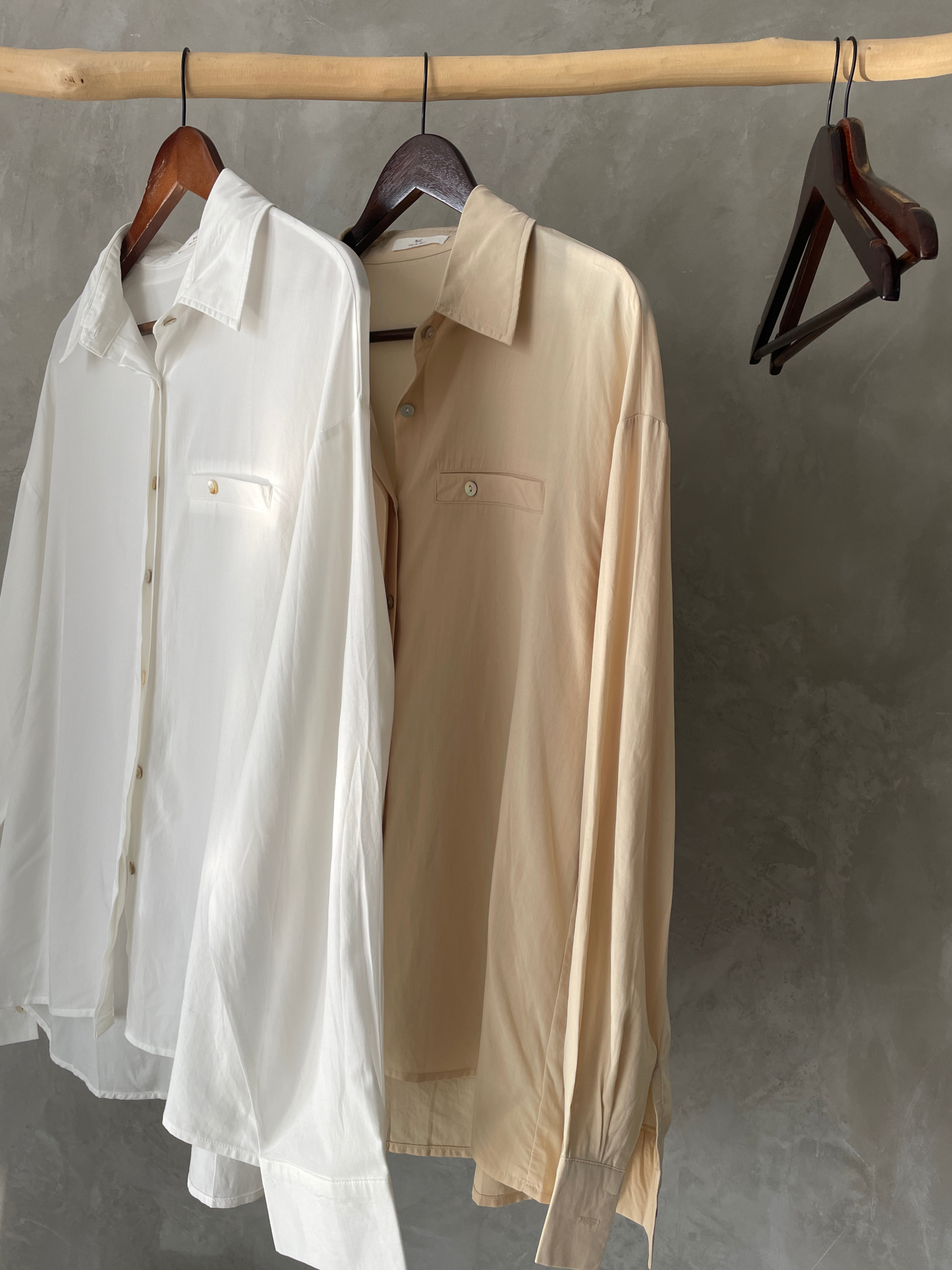 Heloise Shirt with Fake Pocket (Discounted-Free size)-The Black Bow-