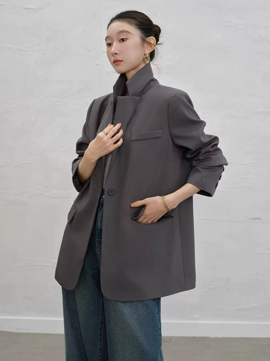 Yaney Single Button Blazer