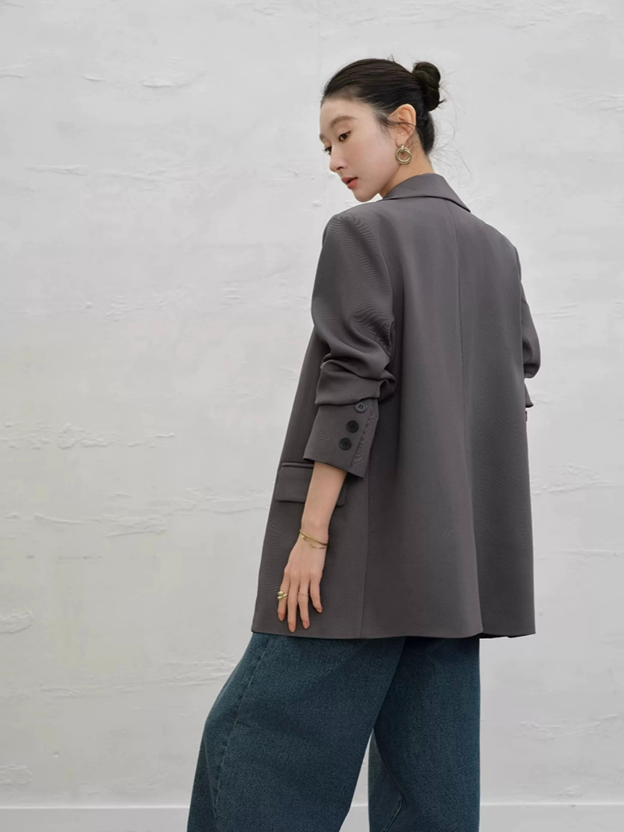 Yaney Single Button Blazer