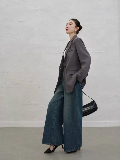 Yaney Single Button Blazer