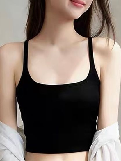 Ela Racer Back Padded Crop Top