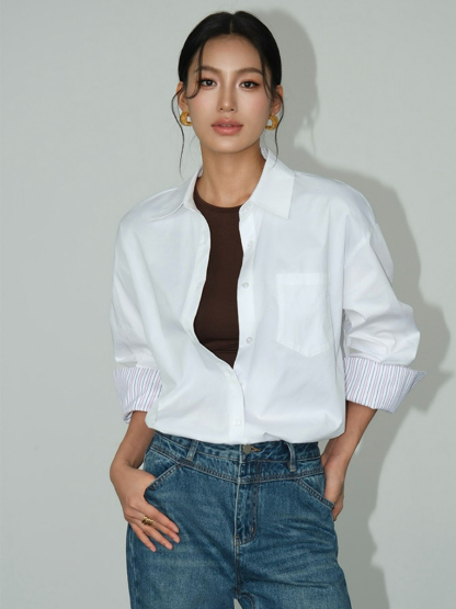 Brissa Cotton Shirt-The Black Bow-
