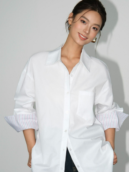 Brissa Cotton Shirt-The Black Bow-