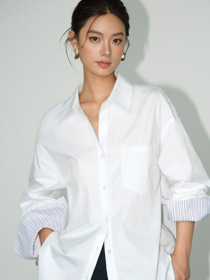 Brissa Cotton Shirt-The Black Bow-