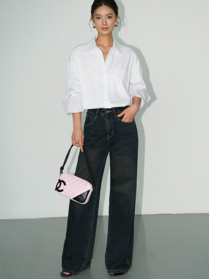 Brissa Cotton Shirt-The Black Bow-