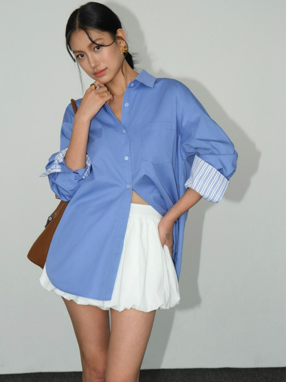 Brissa Cotton Shirt-The Black Bow-