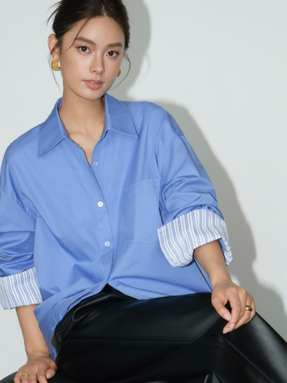 Brissa Cotton Shirt-The Black Bow-