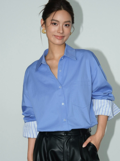 Brissa Cotton Shirt-The Black Bow-
