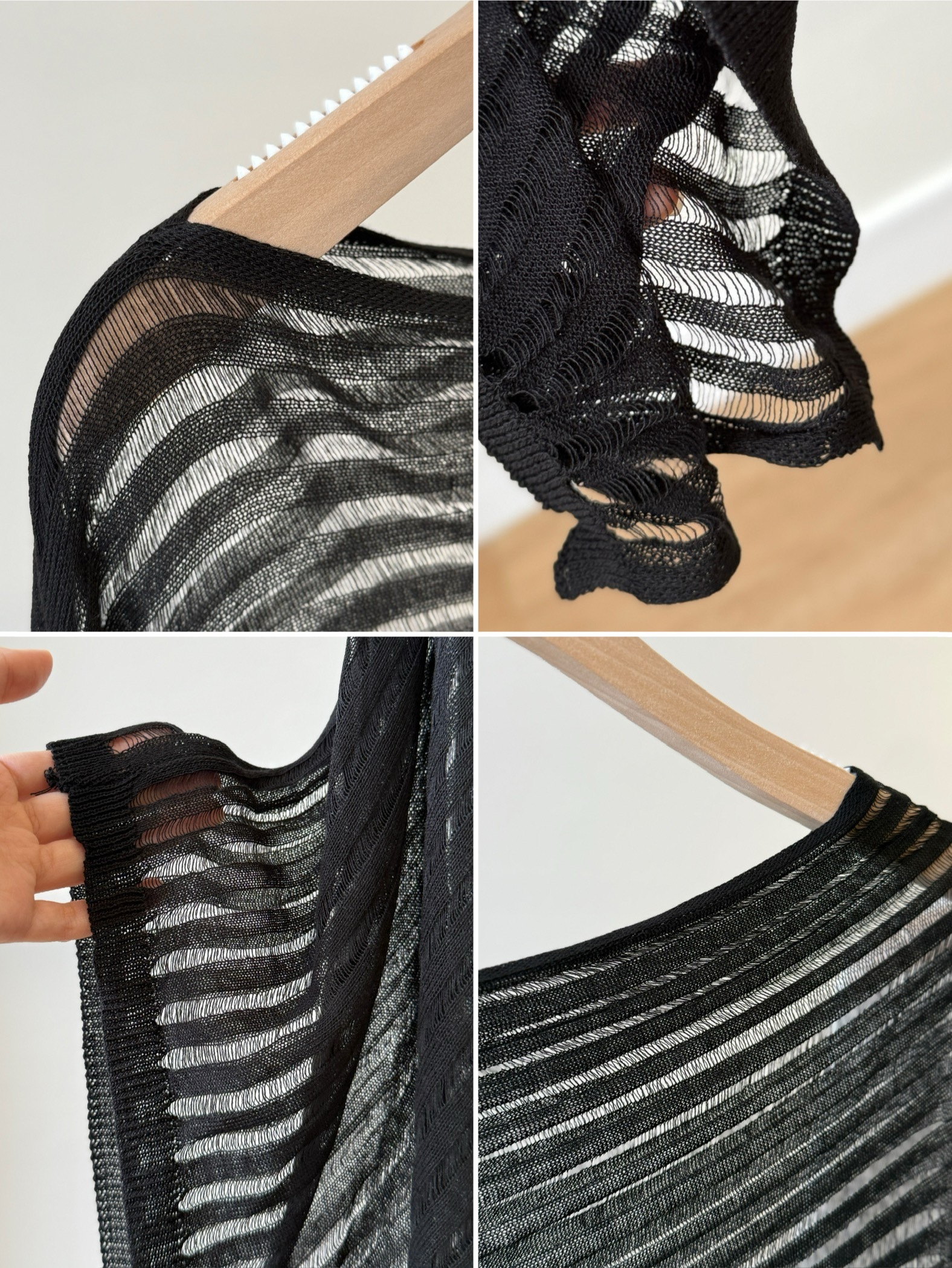 Yelene Sheer Cape Shawl