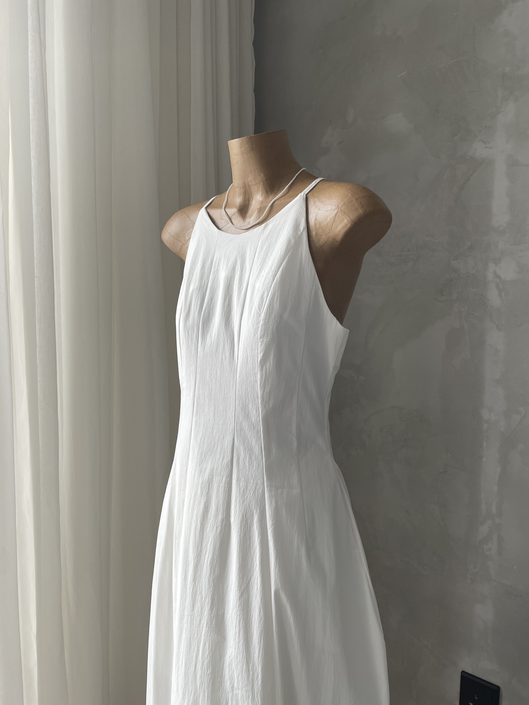 Keyla Halter Neck Dress with Pocket-The Black Bow-