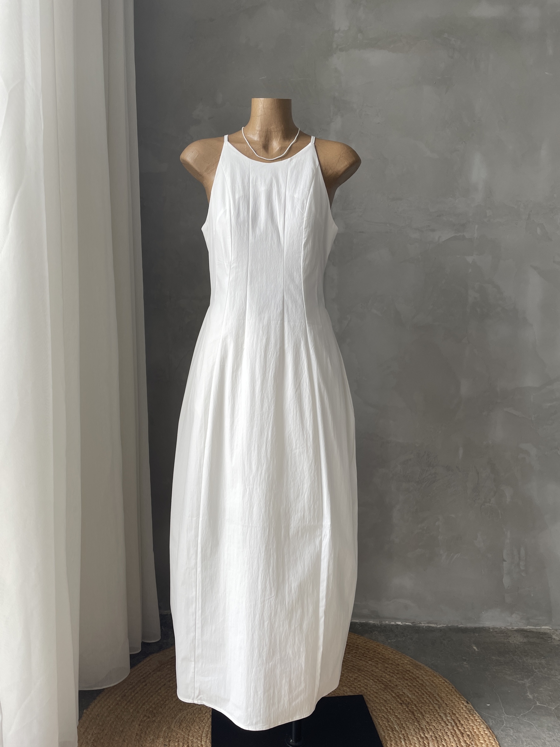 Keyla Halter Neck Dress with Pocket-The Black Bow-