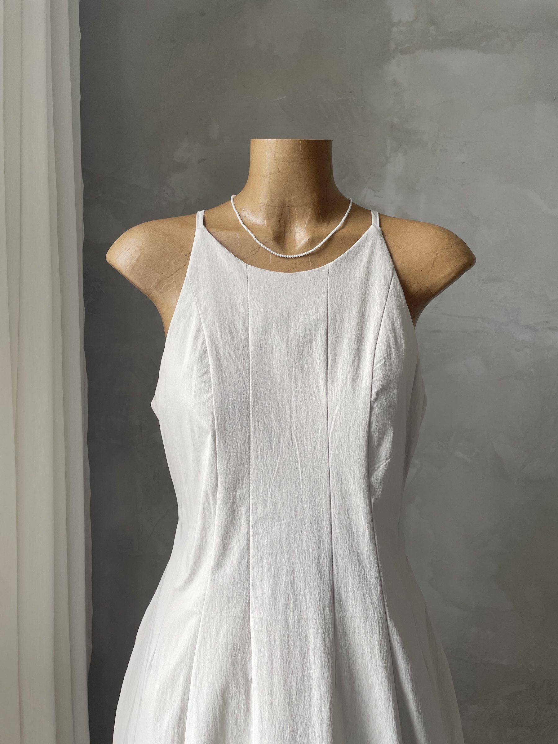 Keyla Halter Neck Dress with Pocket-The Black Bow-