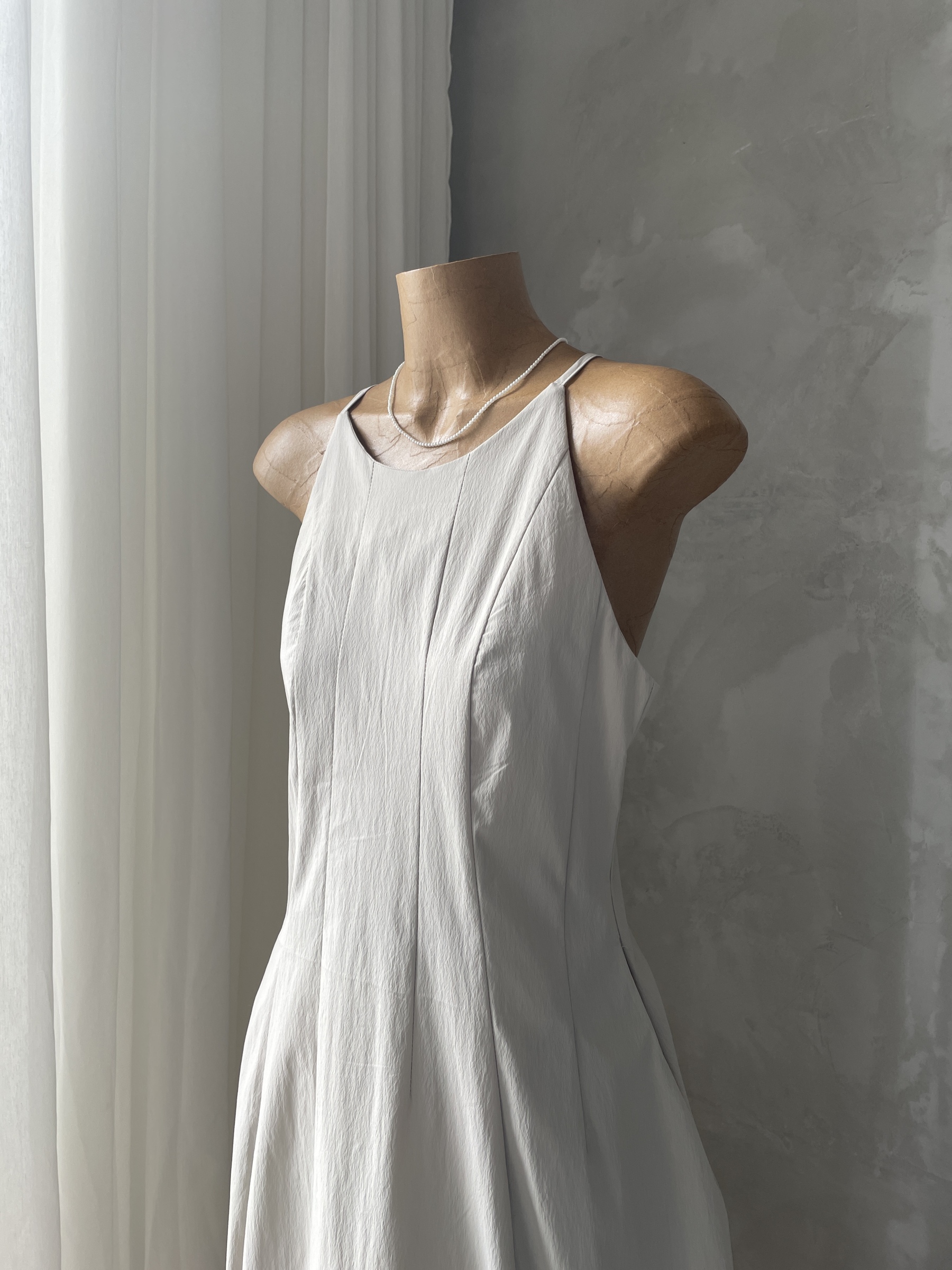 Keyla Halter Neck Dress with Pocket-The Black Bow-