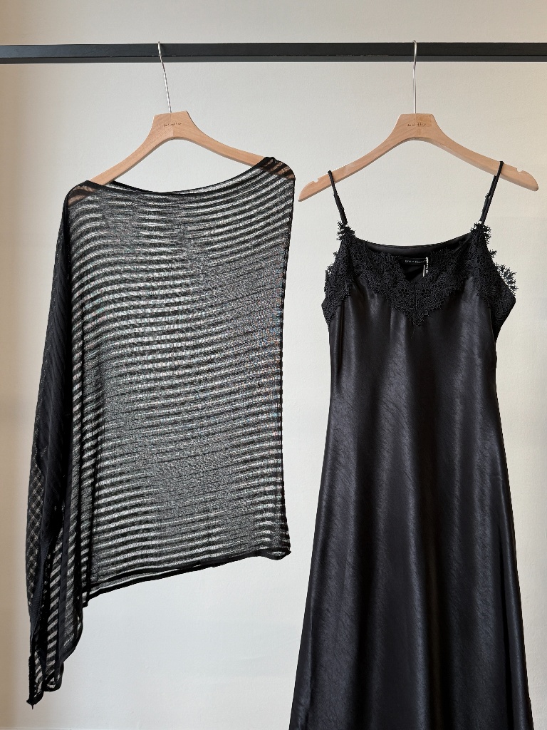 Yelene Sheer Cape Shawl