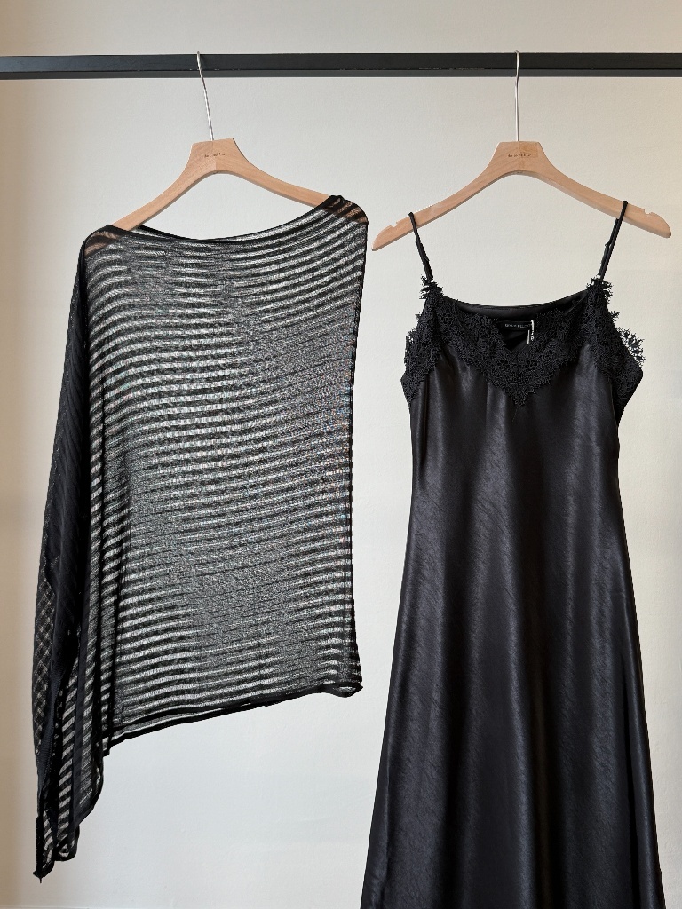 Yelene Sheer Cape Shawl