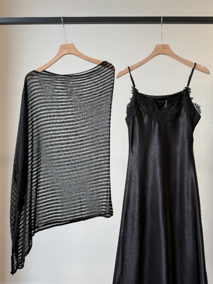 Yelene Sheer Cape Shawl